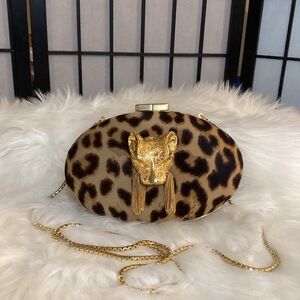 Thalé Blanc ‘Adrianne’ Crossbody-Leopard Print - Like New Condition